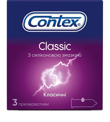 Презервативы латексные Классические Contex, 3 шт/уп. 1420260 фото