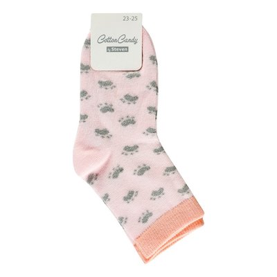 Шкарпетки дитячі рожевий р. 23-25 Steven Cotton Candy 3961830 фото