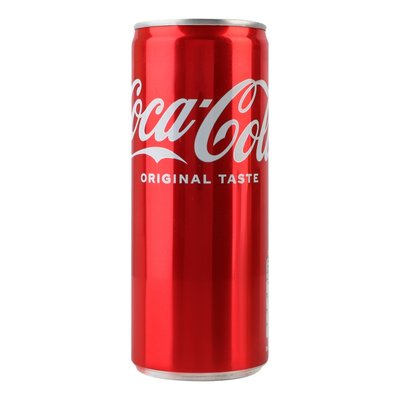 Напиток безалкогольный сильногазированный на ароматизаторах Original Taste Coca-Cola, ж/б 250мл 1527040 фото