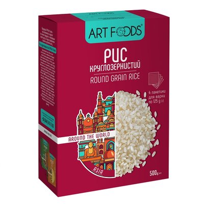 Крупа рис нешлифованый Art Foods, 500 г 4129840 фото