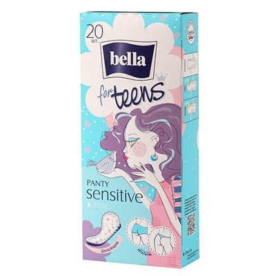 Прокладки ежедневные Ultra Sensitive For Teens Bella, 20 шт 3837560 фото