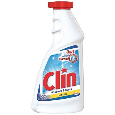 Средство для мытья окон с цитрусом запасной блок Clin, 500 мл 512074 фото