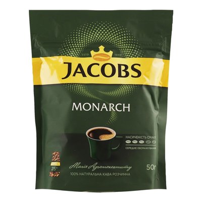 Кава розчинна Jacobs Monarch, 50 г 3331520 фото