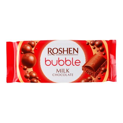 Шоколад пористий Milk Bubble Roshen, 80 г 3218130 фото