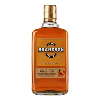 Напиток алкогольный крепкий Brandson Зажигательный Абрикос, 0.5 л 3983960 фото