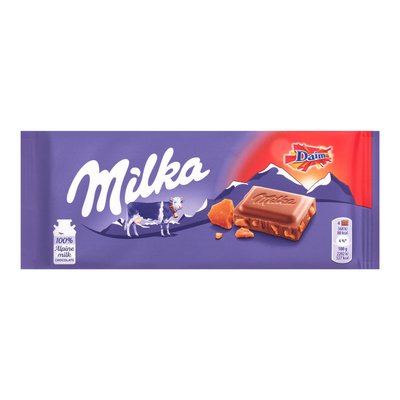 Шоколад молочный миндаль-карамель Милка, 100 г 3112320 фото