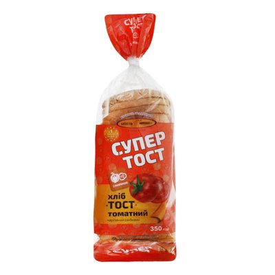 Хліб томатний нарізний тостовий Київхліб, 350 г 3838090 фото