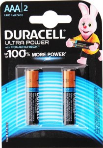Батарейки AAA LR03 MX2400 Ultra Duracell, 2 шт 2961200 фото