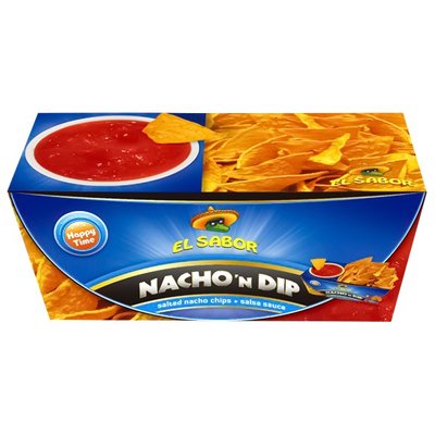 Набор чипсов с соусом сальса El Sabor Nacho, 175 г 4038110 фото