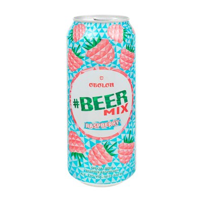 Пиво Оболонь Beermix Малина светлое 2,5%, 0.5л 522084 фото