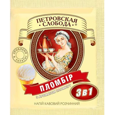 Кофейный напиток растворимый 3в1 с ароматом ванили Петровская Слобода, 18 г 3438480 фото