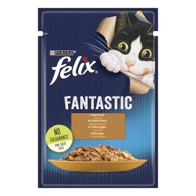 Корм для котів з індичкою Felix, 85 г 3648280 фото