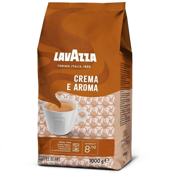 Кофе в зернах Crema Aroma Lavazza, 1 кг 182654 фото