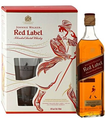 Набор виски Johnnie Walker Red Label, 0.7 л 2229830 фото