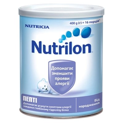 Смесь молочная сухая для детей с рождения Пепти Nutrilon ж/б 400г 2693480 фото