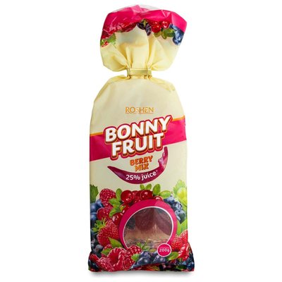 Конфеты желейные Berry mix Bonny fruit Roshen, 200 г 3001470 фото