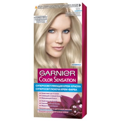 Фарба для волосся 101 Платиновий ультраблонд Color Naturals Garnier, 110 мл 3097660 фото