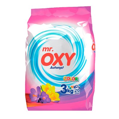 Стиральный порошок для цветного белья автомат Mr.Oxy, 3кг 4198530 фото