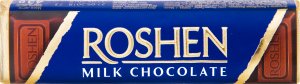 Батончик молочно-шоколадный с начинкой крем-брюле Roshen, 43 г 2507200 фото