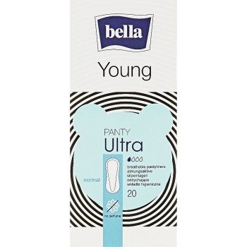Прокладки щоденні гігієнічні Panty Ultra Young Bella, 20 шт 4045360 фото