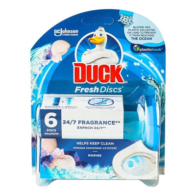 Очищувач унітаза гелевий Marine Fresh Discs Duck, 36 мл 4044780 фото