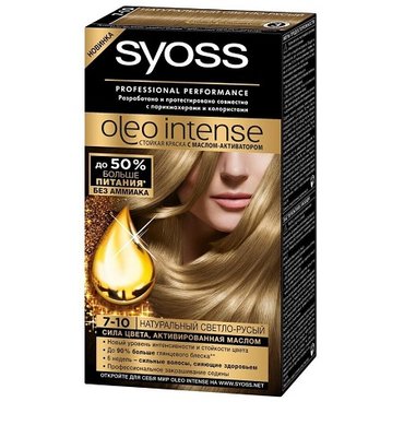 Краска для волос 7-10 светло-русый Syoss, 115 мл 2506300 фото
