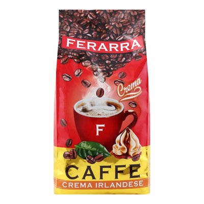 Кава в зернах натуральна смажена Crema Irlandese Ferarra, 1кг 3364350 фото