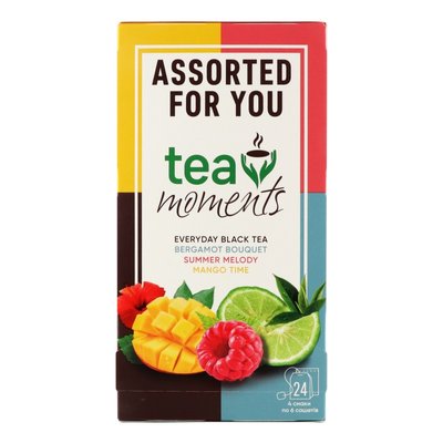 Набор пакетированного чая Tea Moments Assorted for You, 24 шт/пак 3870790 фото