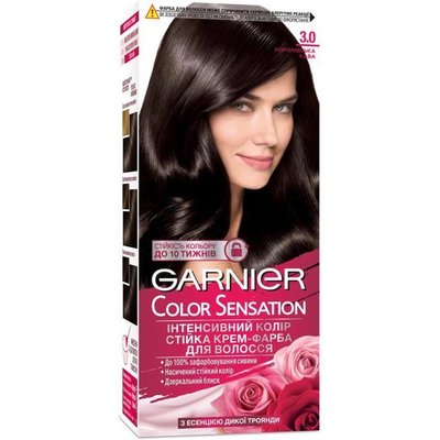 Краска для волос оттенок 3.0 Королевский кофе Garnier, 110 мл 3097510 фото