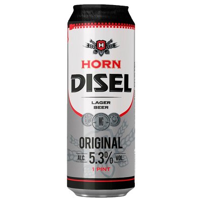 Пиво светлое ж/б Original Horn Disel, 0.568 л 4065420 фото