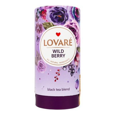 Чай листовий Дика ягода Lovare, 80 г 2805270 фото