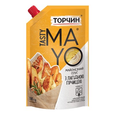 Майонез з ніжною гірчицею Tasty Mayo Торчин, 190 г 4049760 фото