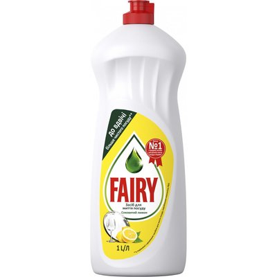 Жидкое средство для мытья посуды Сочный Лимон Fairy, 1 л 3894860 фото