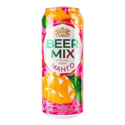 Пиво спеціальне 2.5% Манго BeerMix, 0.5л 4019720 фото