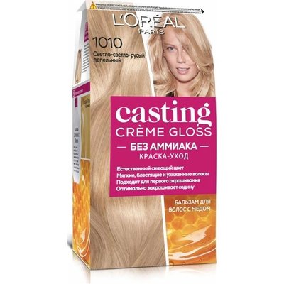 Фарба для волосся 1010 Світло-світло-русявий попелястий Casting Creme Gloss L'Oreal Paris, 120 мл 1951910 фото