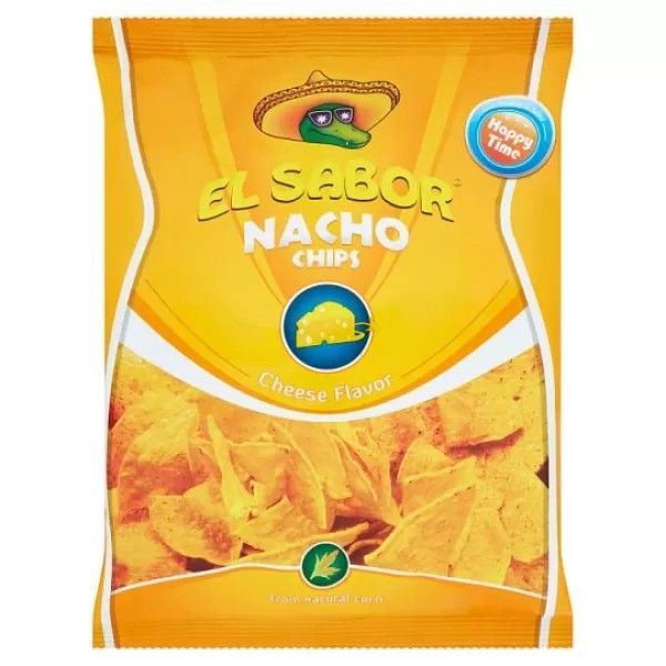Чіпси кукурудзяні зі смаком сиру El Sabor Nacho, 225 г 4038070 фото
