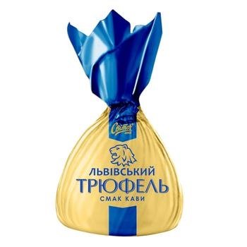 Конфеты шоколадные Львовский Трюфель со вкусом кофе Світоч, 100 г 2588290 фото