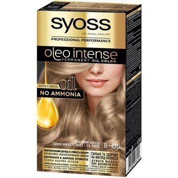 Фарба для волосся 8-05 Натуральний блонд Oleo Intense Syoss, 115 мл 3557800 фото