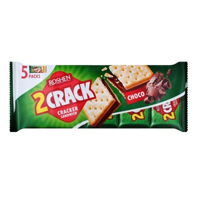 Крекер Choco 2 Crack Roshen 5х47г 3470820 фото