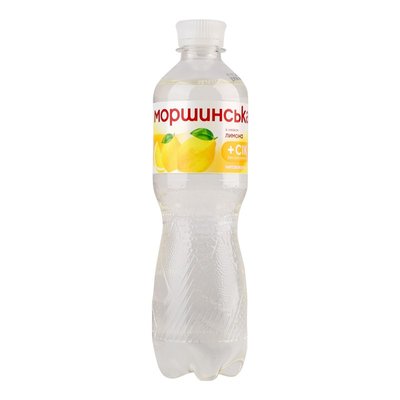 Напиток негазированный сокосодержащий со вкусом лимона Моршинська, 0.5 л 4274420 фото