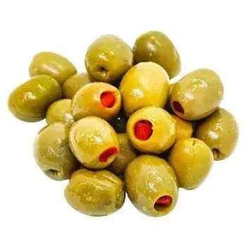 Оливки фаршированные перцем green chalcidikes, 100 г 3280610 фото