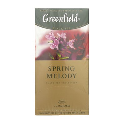 Чай чорний пакетований Greenfield Spring Melody, 1.5 г * 25 пак. 51985 фото
