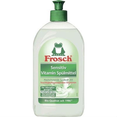 Бальзам-концентрат для посуду Sensitiv Vitamin Frosch, 500 мл 2191240 фото
