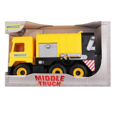 Игрушка для детей от 3лет №39492 Garbage truck Middle truck Wader 1шт 3236190 фото