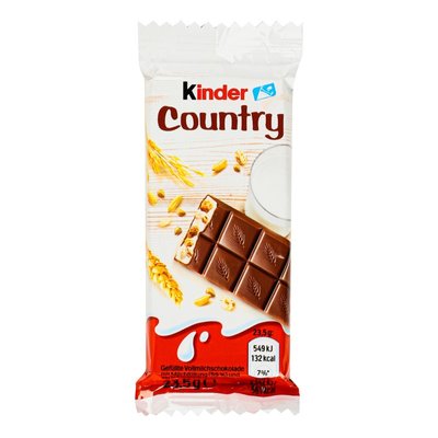 Шоколад Country Ferrero Kinder, 23,5 г 1333580 фото