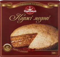 Коржі для торта Медовик Одеський Хлібзавод №4, 500 г 1909630 фото