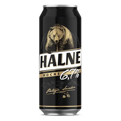 Пиво світле Halne Mocne, 0.5 л з/б 4211300 фото