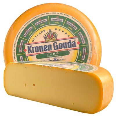 Сыр твердый 48% Gauda Kronen, 100 г 4102970 фото