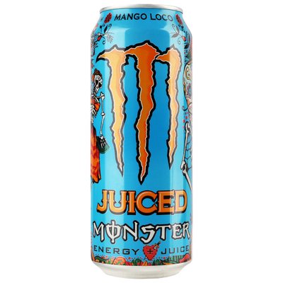 Напиток энергетический безалкогольный сильногазированный манго-локо ж/б Monster, 0.5 л 4081560 фото