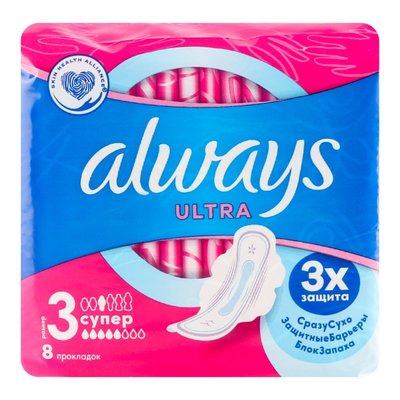 Прокладки гігієнічні Ultra Super PlusAlways, 8 шт 4070520 фото